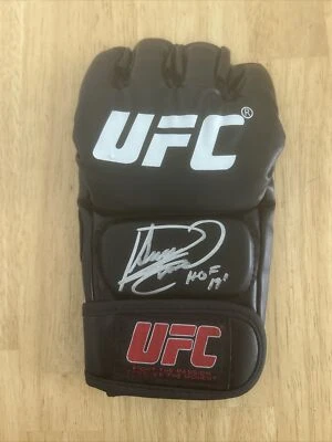 Guante autografiado por Rashad Evans UFC MMA con inscripción HOF 19 certificado por la JSA Foto 1 de 4