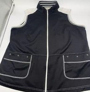 Allison Daley Damen Golfweste Größe 16 W schwarz weiß - Bild 1 von 8