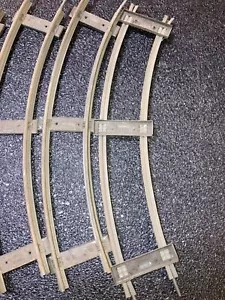 TRACK O Scale (Long Curve Rusty 2 Rails) Used (1 Piece Per Bid) - Picture 1 of 2