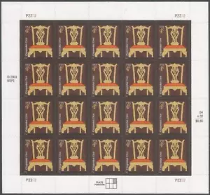 Sheet of 20 stamps - Scott 3755 - 4 cent - Chippendale Chair - 2004 - MNH - Picture 1 of 1