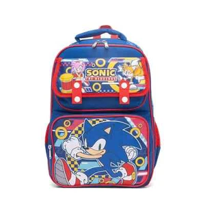 Sonic großer Schulrucksack mit gepolstertem Rücken und verstellbaren Trägern 16" - Bild 1 von 3