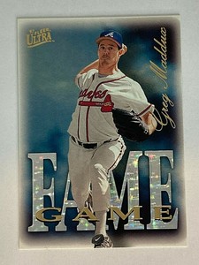  1997 Ultra Fame Game #6 Greg Maddux Atlanta Braves
