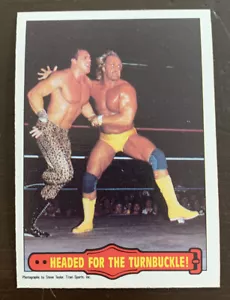 1985 O Pee Chee WWF #23 Hulk Hogan “Headed For The Turnbuckle" Wrestling Card - Bild 1 von 2