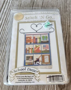 Cross My Heart Stitch 'N' Go "School Daze" CSK-550A Cross Stitch - Picture 1 of 2