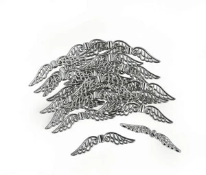 25 cuentas de ala VBS, metal, 52 x 13 mm - Imagen 1 de 1