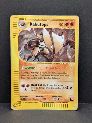 Kabutops H13/H32 Skyridge Holo Ultra Rare Pokemon TCG Nintendo 151 vintage HP - Image 1 of 3