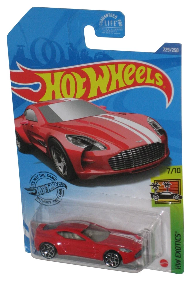 Coche de juguete Aston Martin One-77 rojo 229/250 Hot Wheels HW Exotics 7/10 (2017) Foto 1 de 1