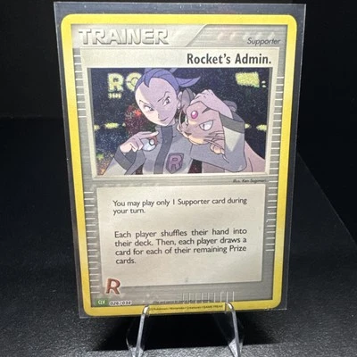 Rocket's Admin 027/034 CLV Holo Pokemon Trading Card Game Classic English - Image 1 of 2