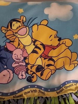 Manta para bebé Winnie the Pooh Eyeore Tigger guardería dormir arco iris 51 X 38 Foto 1 de 4