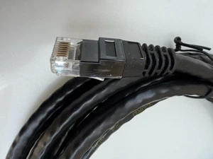 Ethernet Cable Cat5 Network Patch Cable 10ft Broadband Connection - Photo 1/4