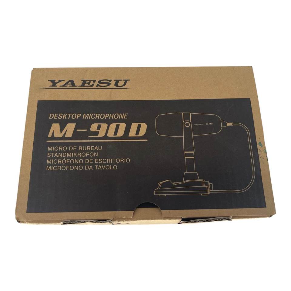Micrófono dinámico de escritorio YAESU M-90D de 8 pines para FT-991A FTDX3000 FTDX10 FTDX101 Foto 1 de 4