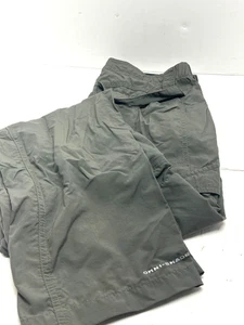Columbia Convertible Pants Men 32/32 Green Zip Off Hiking Fishing Outdoor - Picture 1 of 12