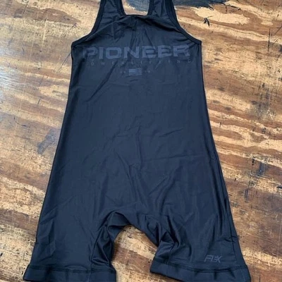 Pioneer Powerlifting Singlet (Black) - Small (95-120 lbs / 43-54.4kg) - Image 1 of 2