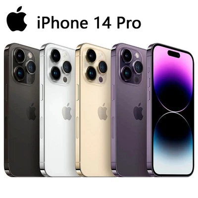 NUOVO Apple iPhone 14 Pro 5G sigillato 128GB/256GB sbloccato Smartphone Dual SIM - Immagine 1 di 4