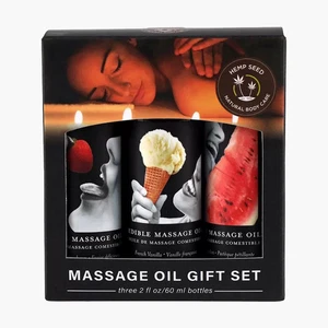 Earthly Body Edible Massage Oil Gift Set Box - Picture 1 of 1