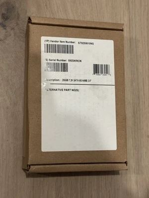 Seagate Constellation.2 250GB 7.2K 2.5" SATA HD Seagate ST9250610NS HDD - Image 1 of 2