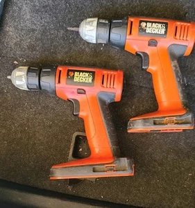 2 black and decker Drills 18v & 12v | Battery & Charger - Picture 1 of 4