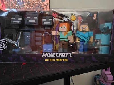 RARE Minecraft Mattel Wither Warfare Figure Set (Brand New) Only One On eBay - Image 1 of 2