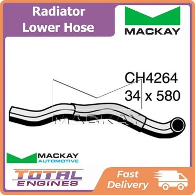 Mangueira inferior do radiador compatível com Mazda E2500 2.5L 4Cyl WL - Imagem 1 de 2