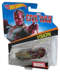 Marvel Hot Wheels (2015) Mattel Captain America Civil War Vision Toy Car #31 - ( - Picture 1 of 1