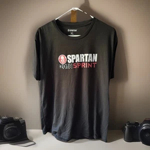 Camiseta negra para hombre Spartan Race 2018 Sprint Finisher Trifecta Qualifier XL - Imagen 1 de 2