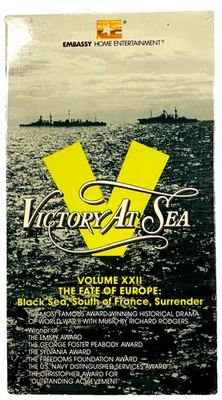 Victory at Sea V22 Fate of Europe (1996) VHS NEW SEALED WATERMARK - Image 1 of 4