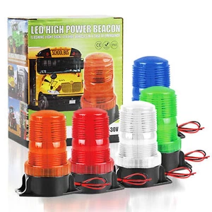 Emergency Warning Rooftop strobe light Ultra Visible LED Beacon Flash Forklift - Picture 1 of 15
