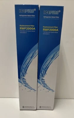 2 Icepure Refrigerator Water Filters RWF2000A Whirlpool/Kenmore Everydrop Filter - Image 1 of 4