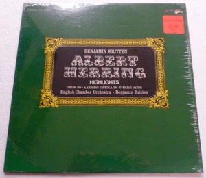 BENJAMIN BRITTEN Albert Herring (highlights) LP LONDON opera SEALED Lh 808 - Picture 1 of 2