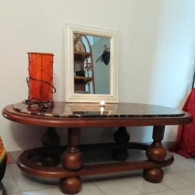 Table basse de salon rustique originale  - Photo 1/3