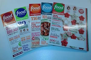 (Lot of 5) Food Network Magazines 2014/2015 - Imagen 1 de 8