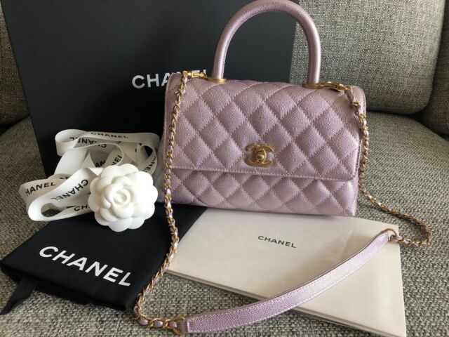 CHANEL Leather Exterior Satchel/Top Handle Bag Handbags & Bags for Women, Authenticity Guaranteed