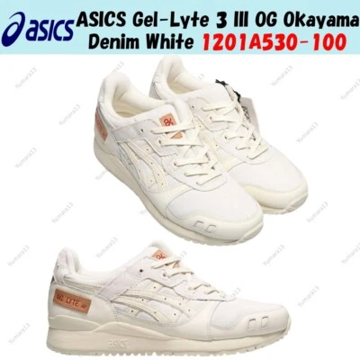 ASICS Gel-Lyte 3 III OG Okayama Denim Blanco 1201A530-100 Para hombres Talla Foto 1 de 4