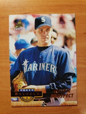1994 Pinnacle #393 Roger Salkeld - Rookie - Seattle Marines - MLB - Image 1 of 3