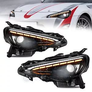 HCmotion LED Headlights For Toyota 86 Subaru BRZ Scion FR-S 2012-2021 Sequential - Picture 1 of 11