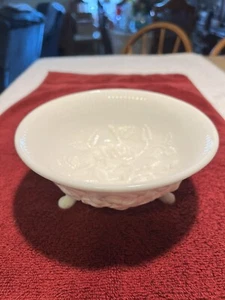Tazón de caramelo rosa con patas de vidrio de leche imperial - Imagen 1 de 11