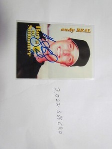2001 Royal Rookies Andy Beal Signed Baseball Card 