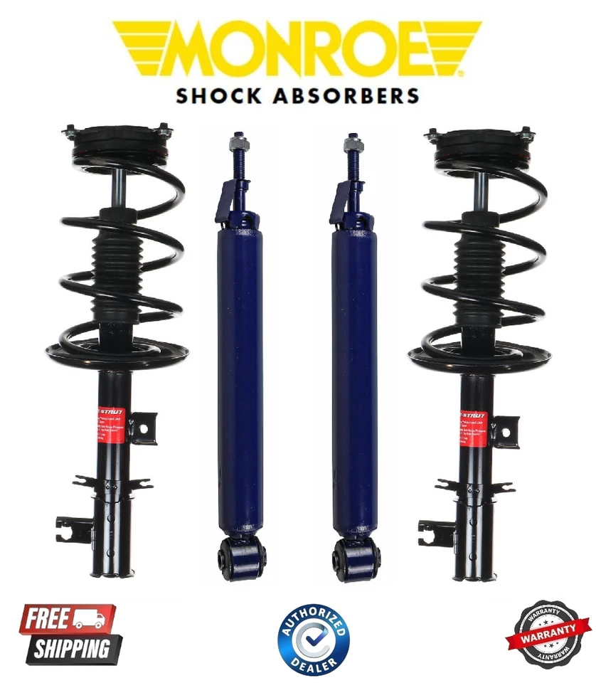 Kit completo de muelles helicoidales y amortiguadores traseros de puntales delanteros para Nissan Murano 11-13 Foto 1 de 1