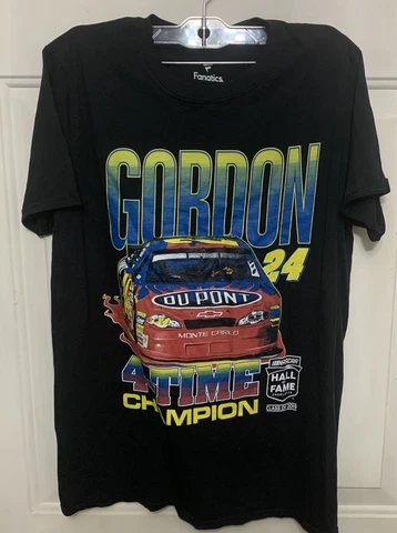 Jeff Gordon 24 Dupont T Shirt Nascar 4 Time Champ Fanatics (Read Below) Cover