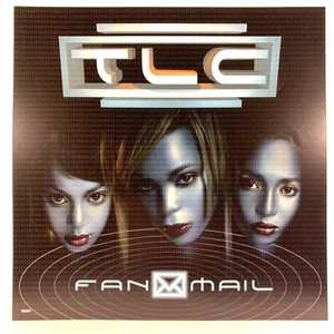 TLC Fanmail ORIGINAL 12x12 PROMO Album Flat POSTER 2 Sided Lisa LEFT EYE Lopes - Picture 1 of 2