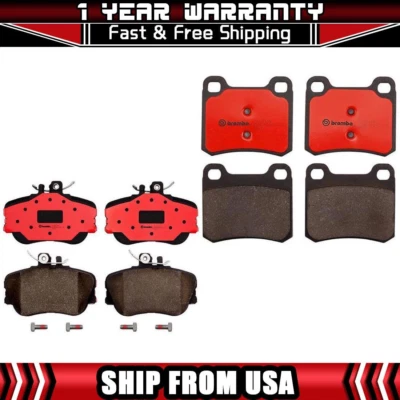 Pastillas de freno delanteras + traseras de cerámica para Mercedes-Benz C280 1994-1995 - Brembo OE Foto 1 de 4