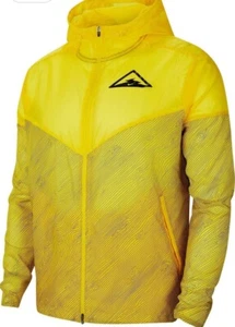 NIKE RUNNING Windrunner Hooded Trail Jacket CQ7961-735 Speed Yellow Black Mens S - Bild 1 von 4