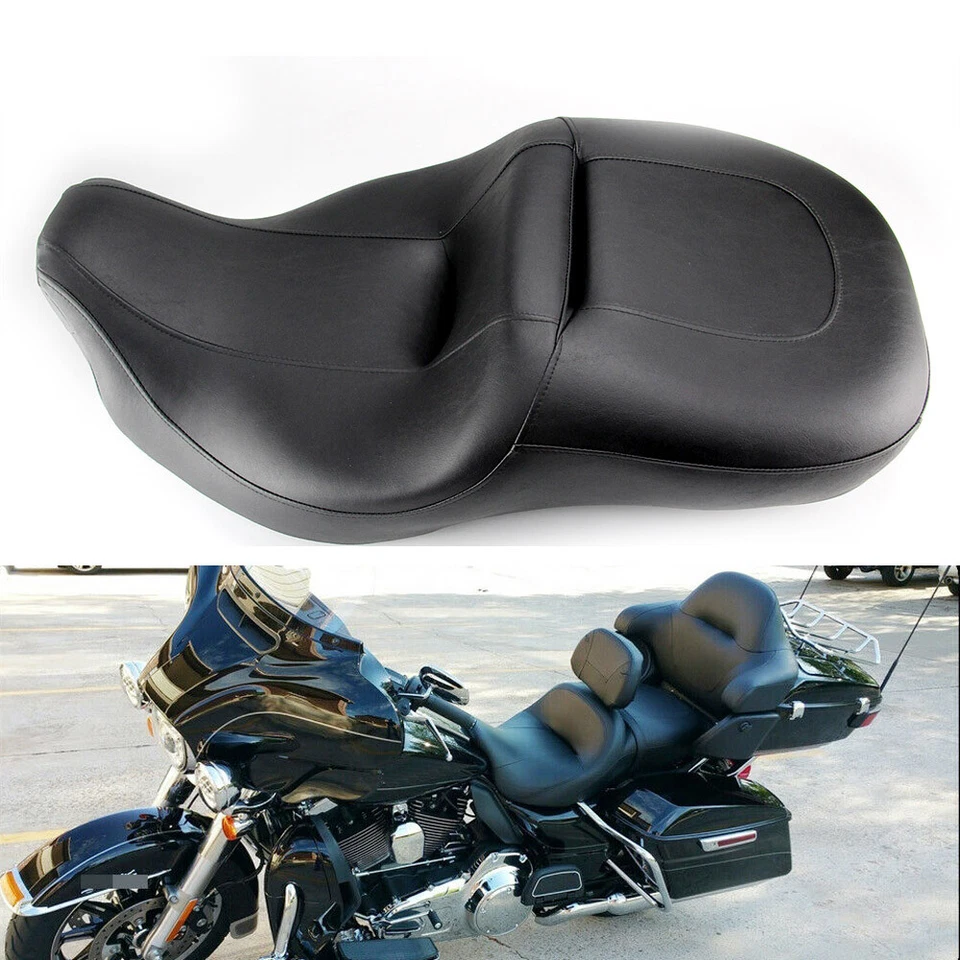 Low-Pro Driver Rider Passenger Seat For Harley Electra Glide Ultra Limited 08-21 - Image 1 of 4