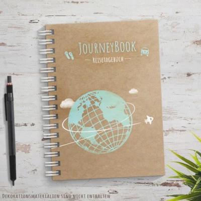 JourneyBook Reisetagebuch - zum selberschreiben oder als Abschiedsgeschenk