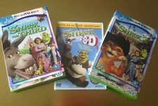  SHREK DVD bundle The Story Continues + 3D SHREK 2 SHREK THE THIRD