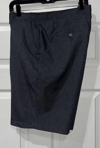 Pebble Beach pantaloncino uomo taglia 38 grigio piatto davanti performance golf casual - Foto 1 di 8