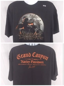 Harley Davidson grand canyon Arizona shirt T-shirt New Ride All Night - Picture 1 of 11