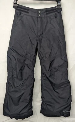 Black Columbia Snow Pants Size XS 6/6X Ski Outgrown Nylon Kids Youth - Image 1 of 4