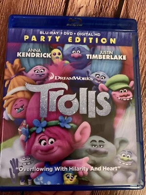 Trolls, 2016 (Blu-Ray + Dvd) Party Edition - Image 1 of 3