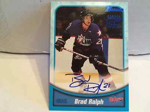 1999 Bowman CHL Autographs Blue #BA12 Brad Ralph - Bild 1 von 1